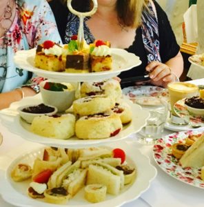 Gluten free high tea options at Room With Roses Brisbane