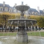 Fountain Place des Vogues Paris Itineraries