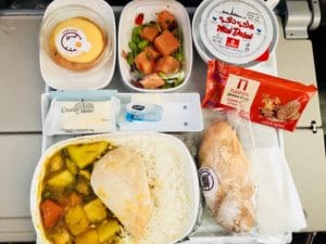 Gluten Free Meal on Board Plane
