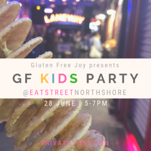 gluten free kids party at eat street brisbane